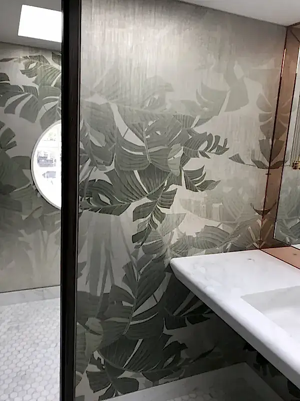 Bathroom wallpaper, Chelsea