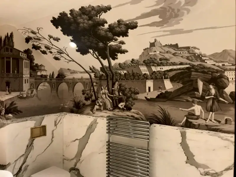 Bathroom wallpaper, Chelsea